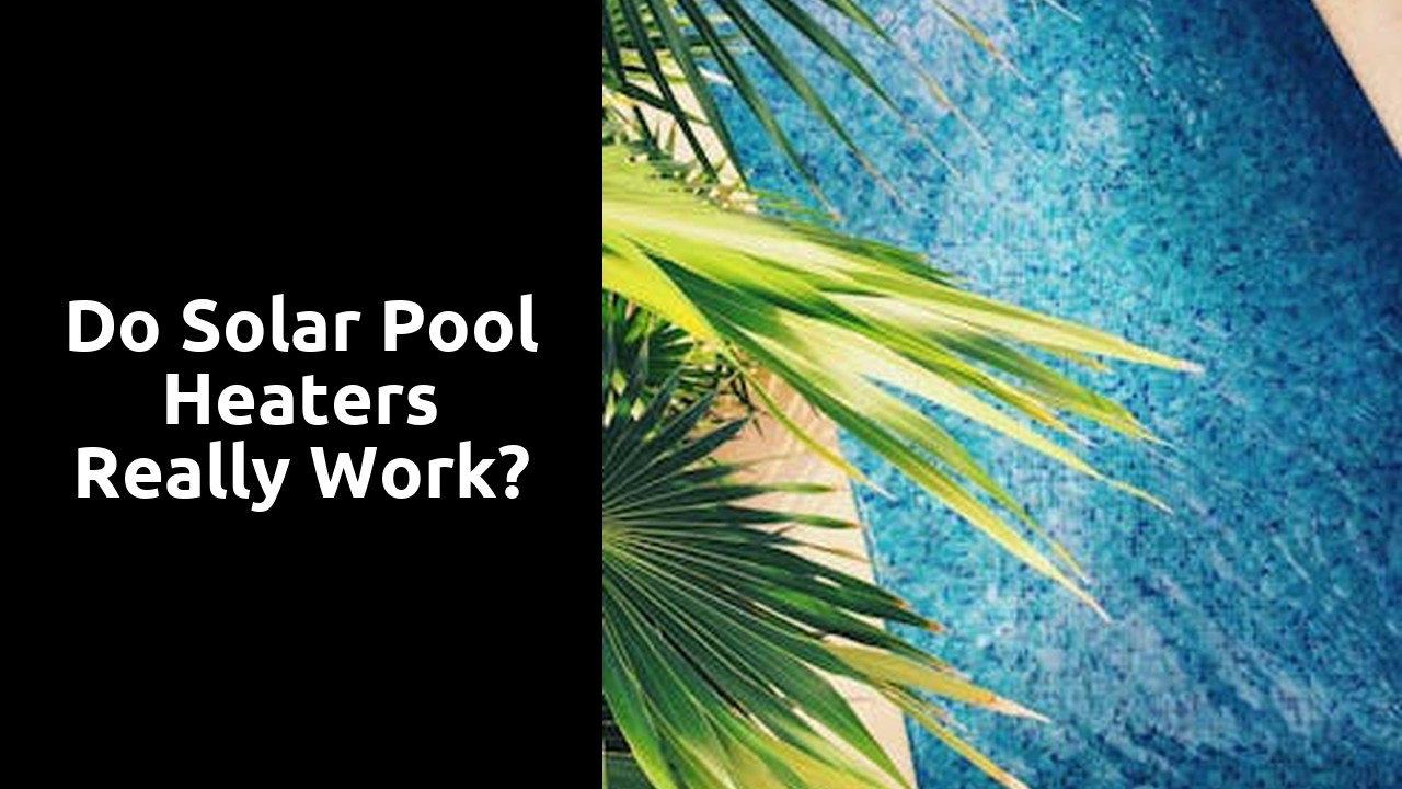 Do solar pool heaters really work?