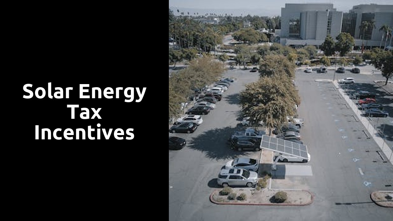 Solar Energy Tax Incentives