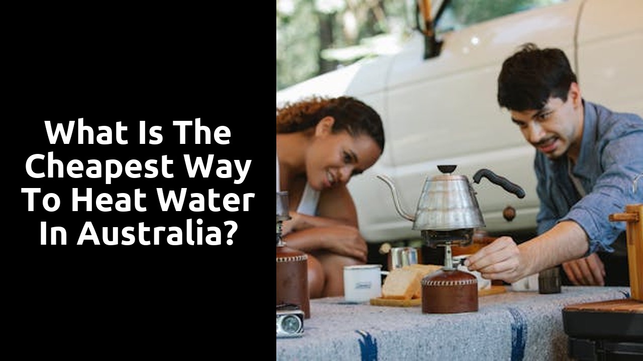 What is the cheapest way to heat water in Australia?